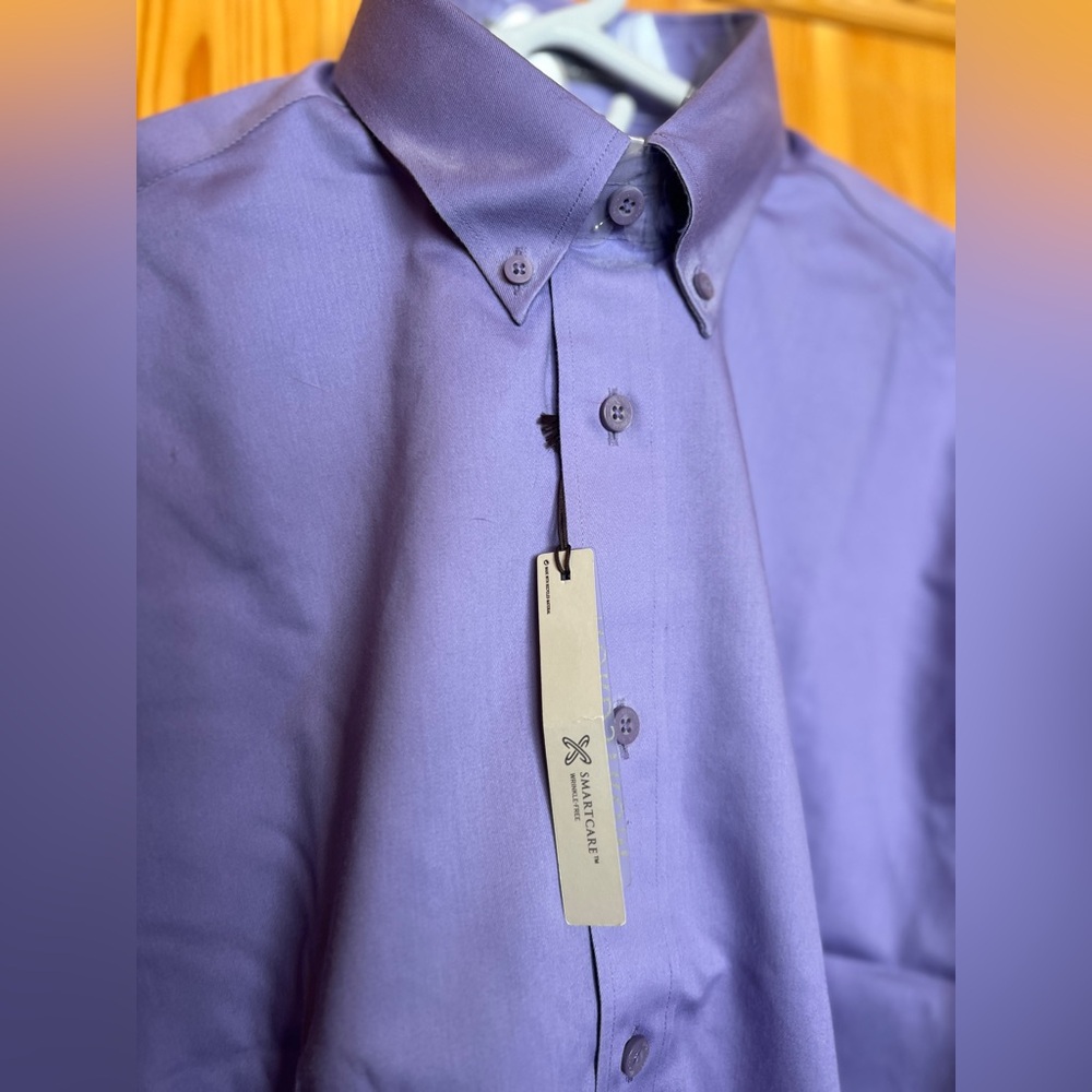Nordstrom Men’s Shirt Violet Large NWT - Picture 2 of 14